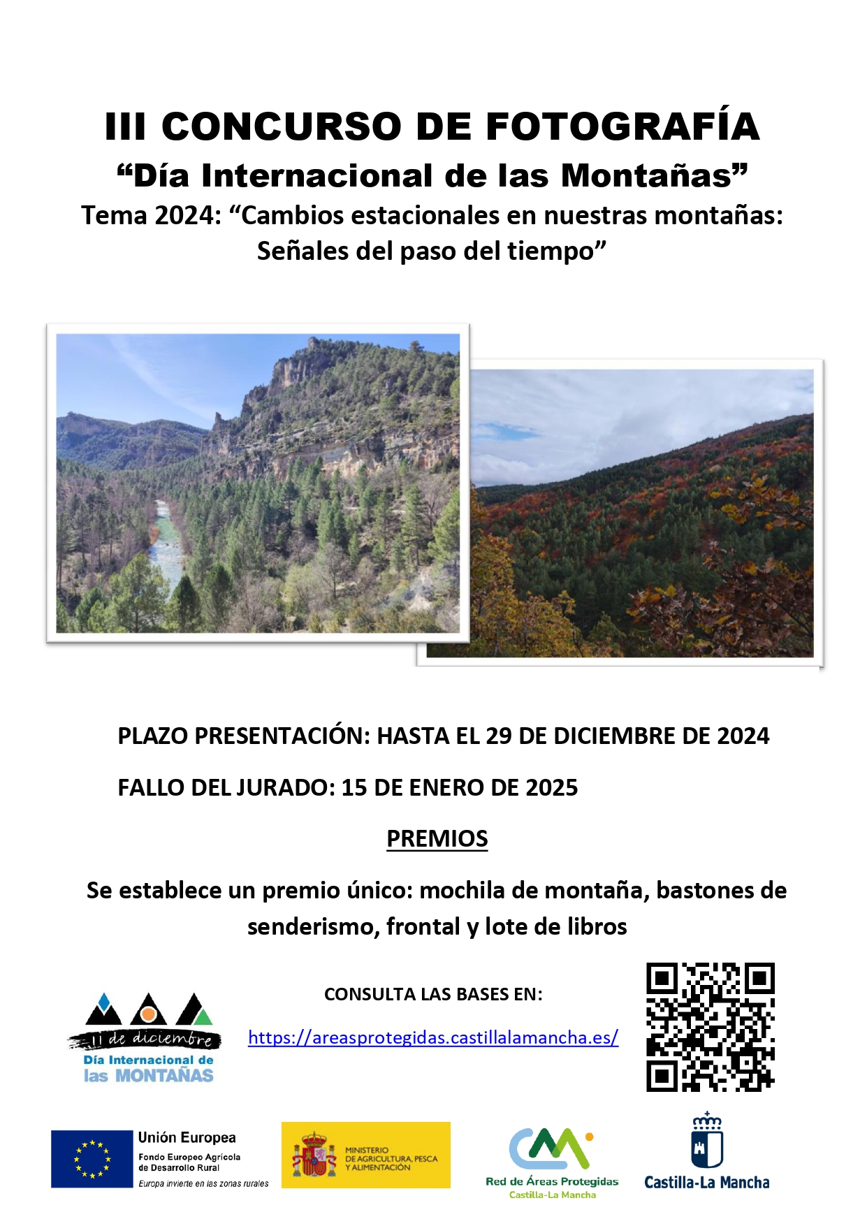 Tema 2024: "Cambios estacionales en nuestras montañas: Señales del paso del tiempo"