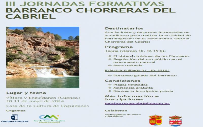 Jornadas formativas barranquismo en las Chorreras del Cabriel